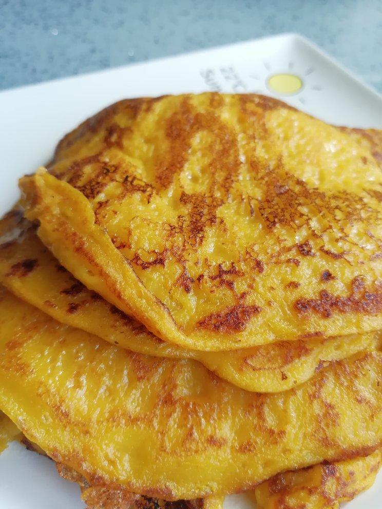 圣象地板张张做的垂涎的金黄南瓜煎饼