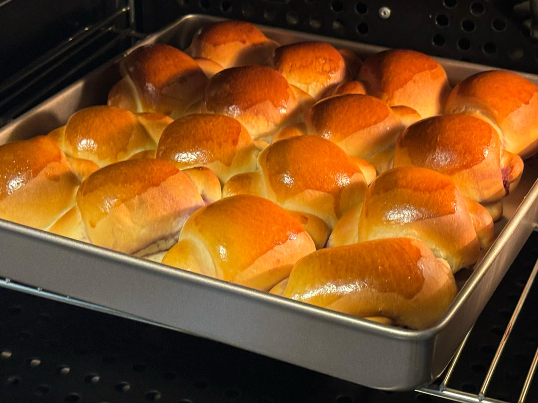 有小时候味道的面包-果酱排包