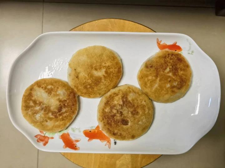 ㊙️东北糯米豆沙粘火勺 烫面法饼超级软 附虎口收拢法整形视频