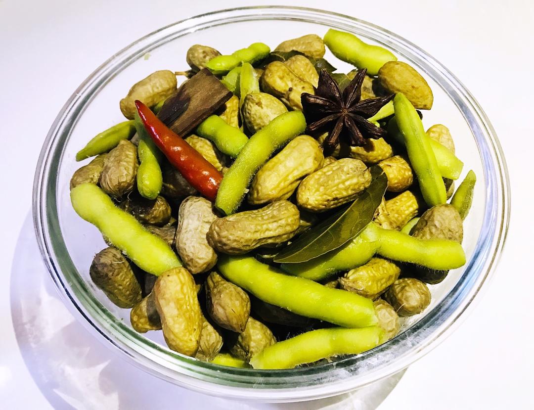 凉拌毛豆（五香煮花毛）