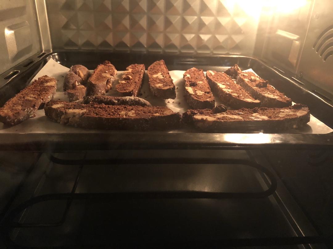 【健康零食】巧克力榛子意式脆饼（无油素食）