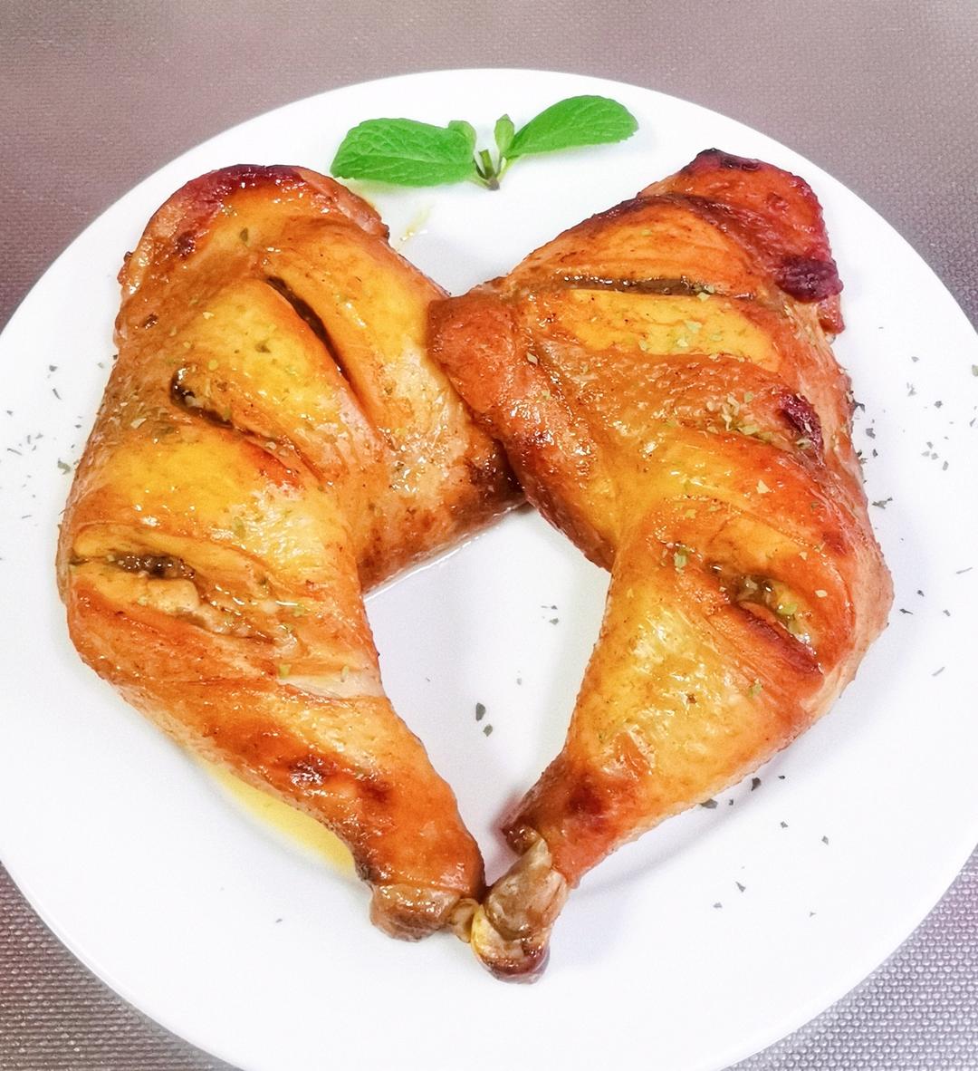 烤箱版烤鸡腿一一超级简单超级好吃 奈斯~💕