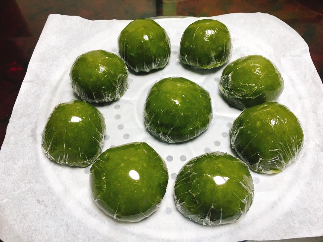 爱糯米的daisy做的自制青团