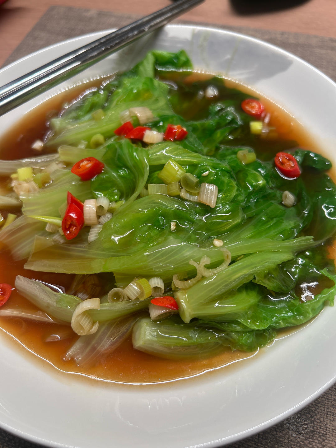 厨师长教你：“蚝油生菜”的家常做法，爽脆鲜嫩，简单易做