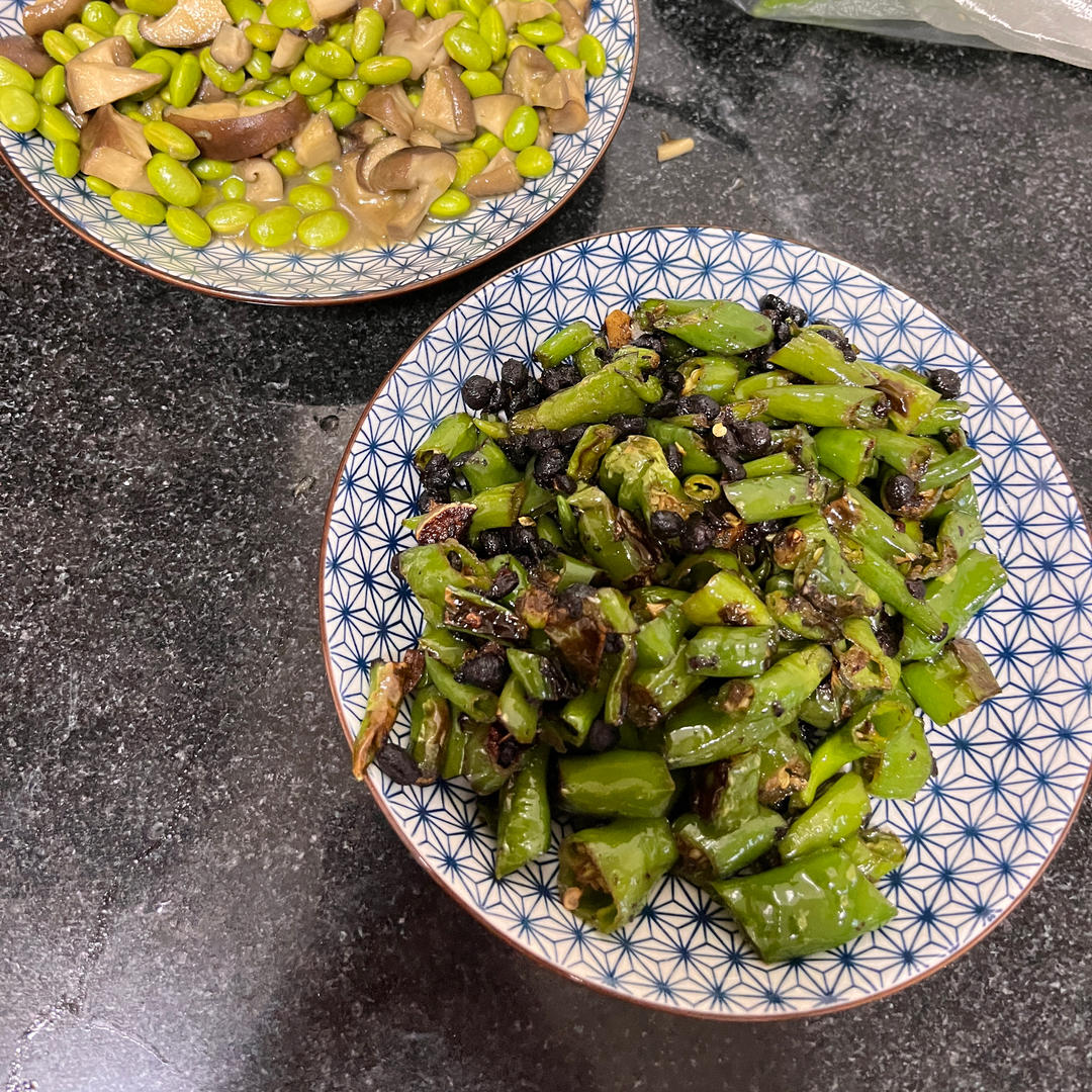超香的豆豉炒辣椒
