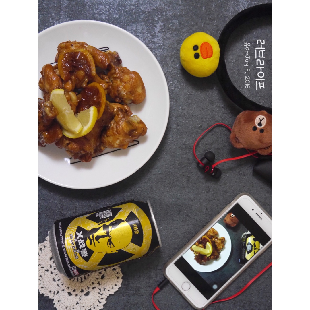 青柠檬蜂蜜煎鸡翅