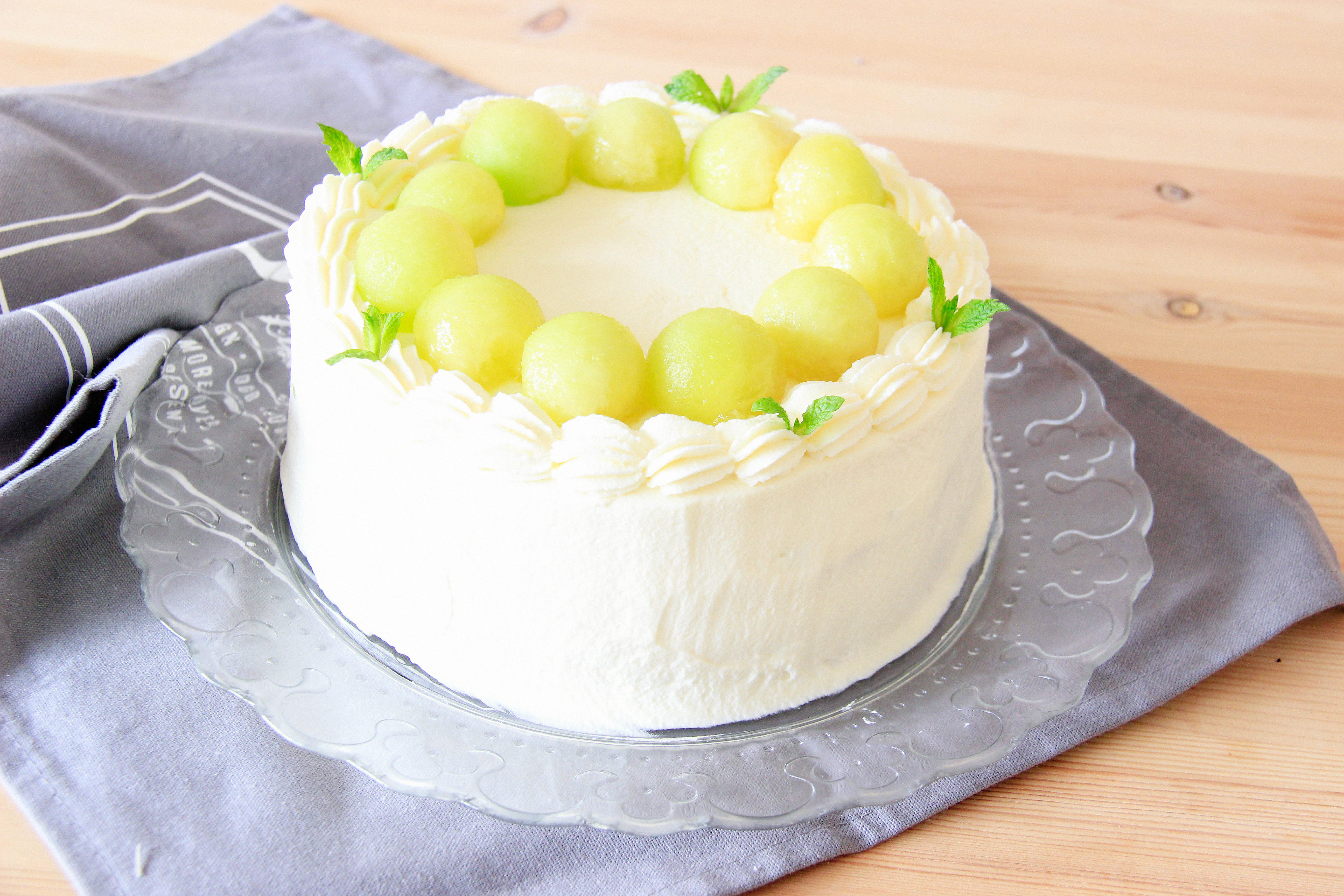 【福田淳子】哈密瓜鲜奶油蛋糕