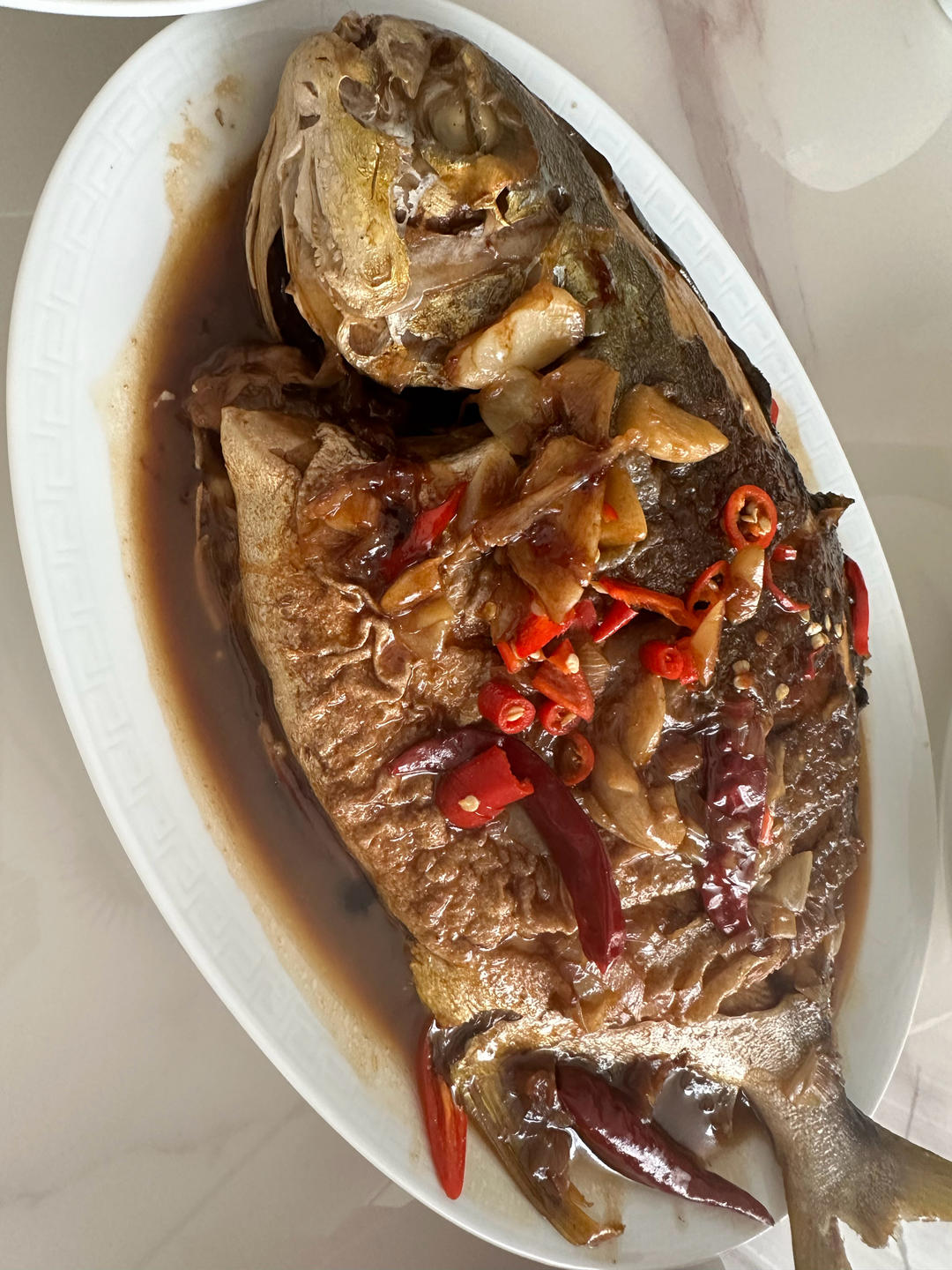 【家常菜】上海红烧鲳鱼