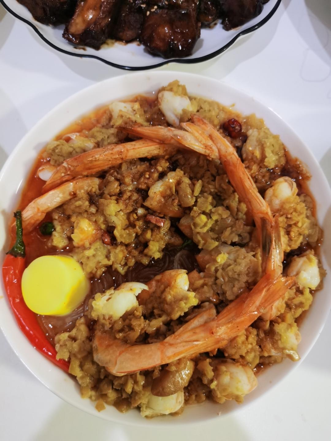 蒜蓉粉丝开背虾