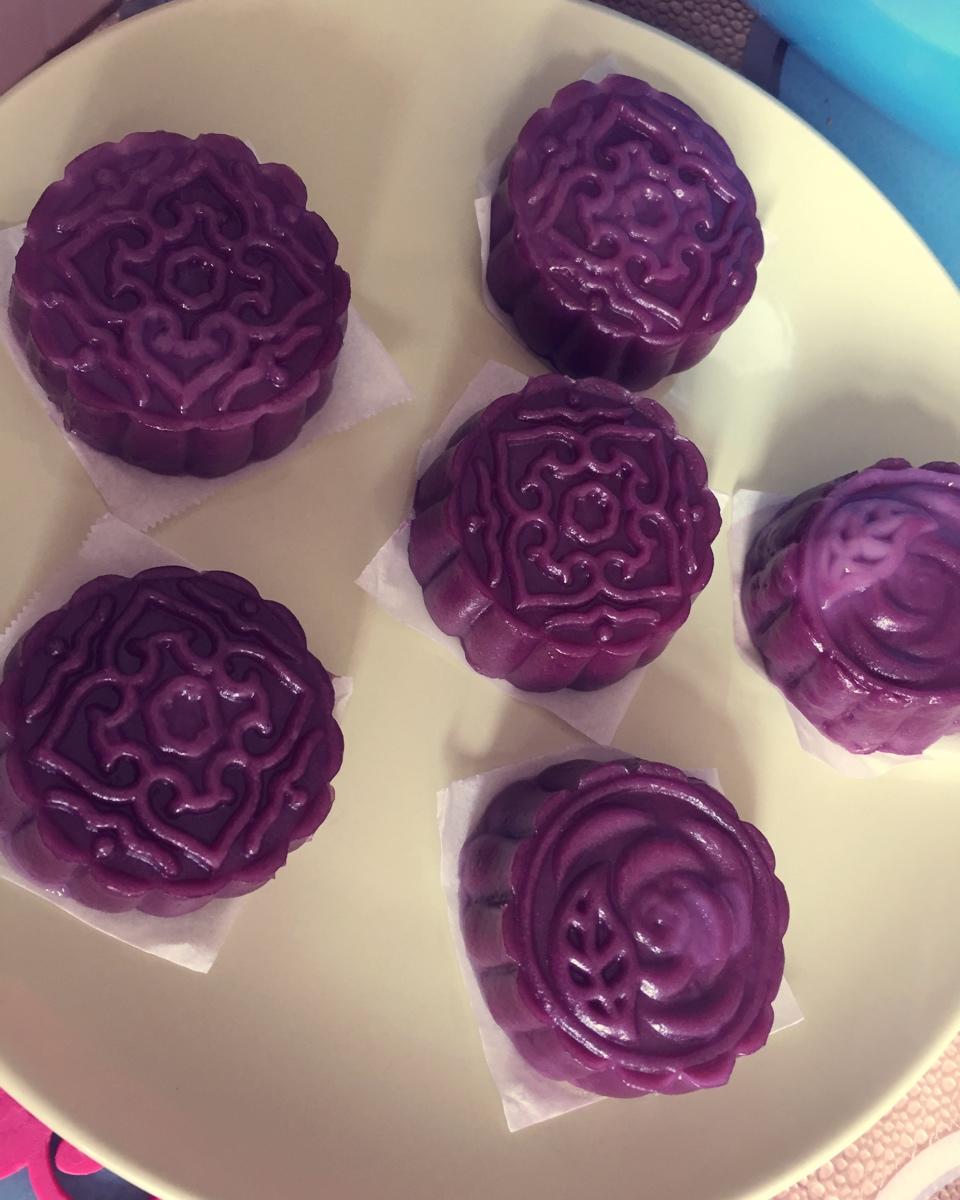 红薯糯米糕（红豆沙馅）