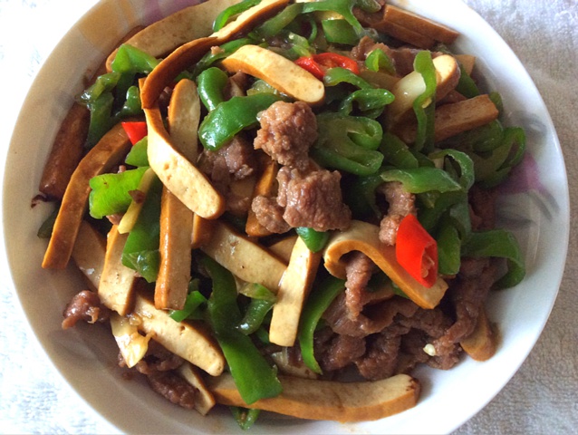 青椒牛肉丝