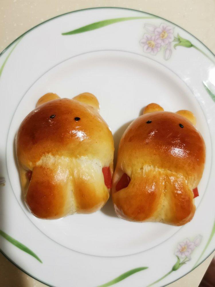 少女心的小兔子面包