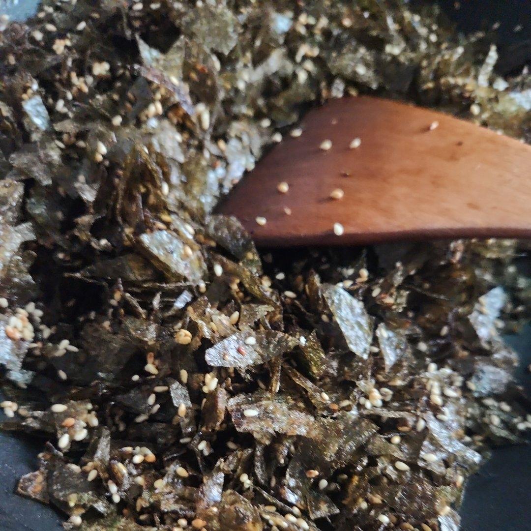 用紫菜做海苔【芝麻海苔碎】超级简单