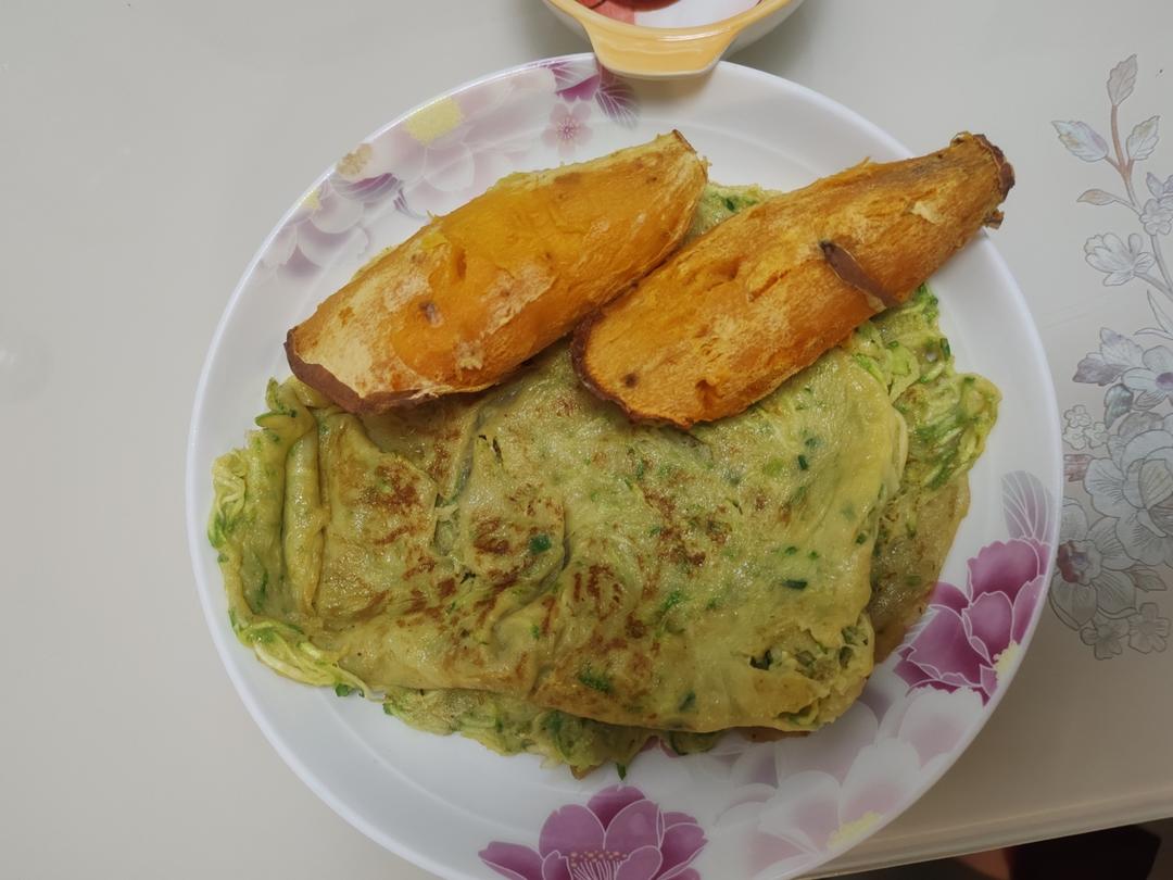 西葫芦鸡蛋饼
