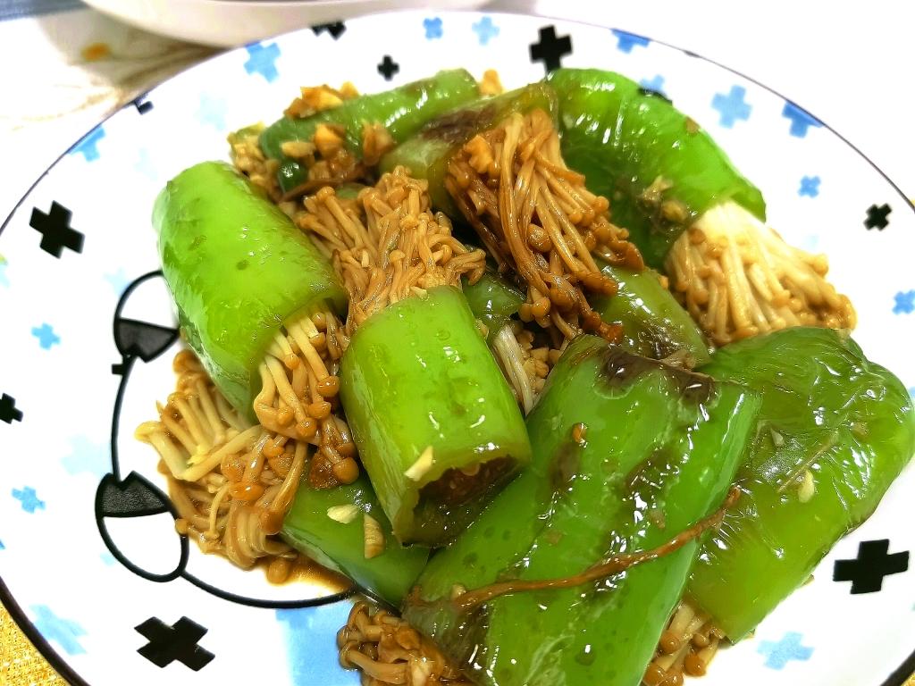 减脂又下饭的尖椒金针菇