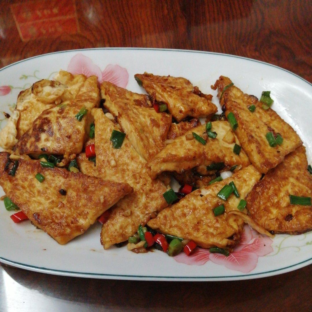 焖煎豆腐