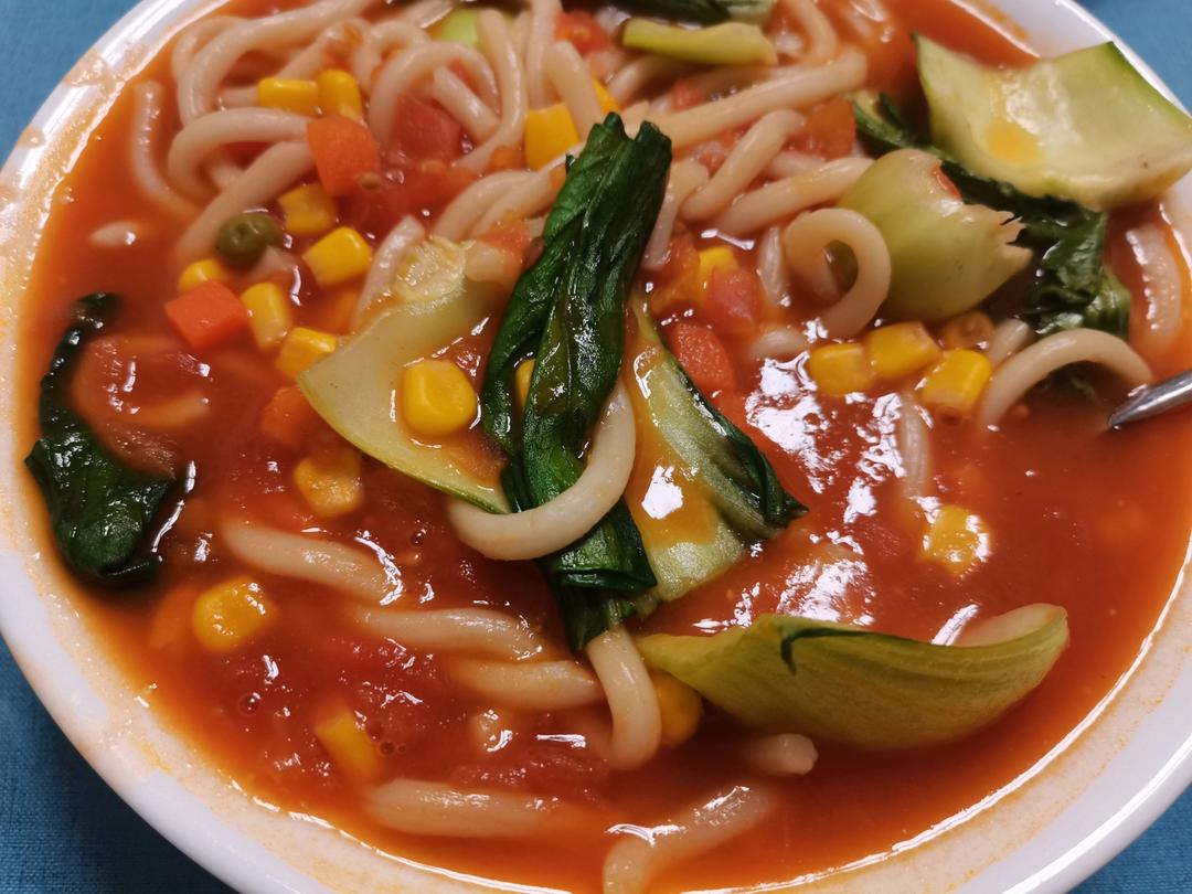 零厨艺 番茄乌冬面