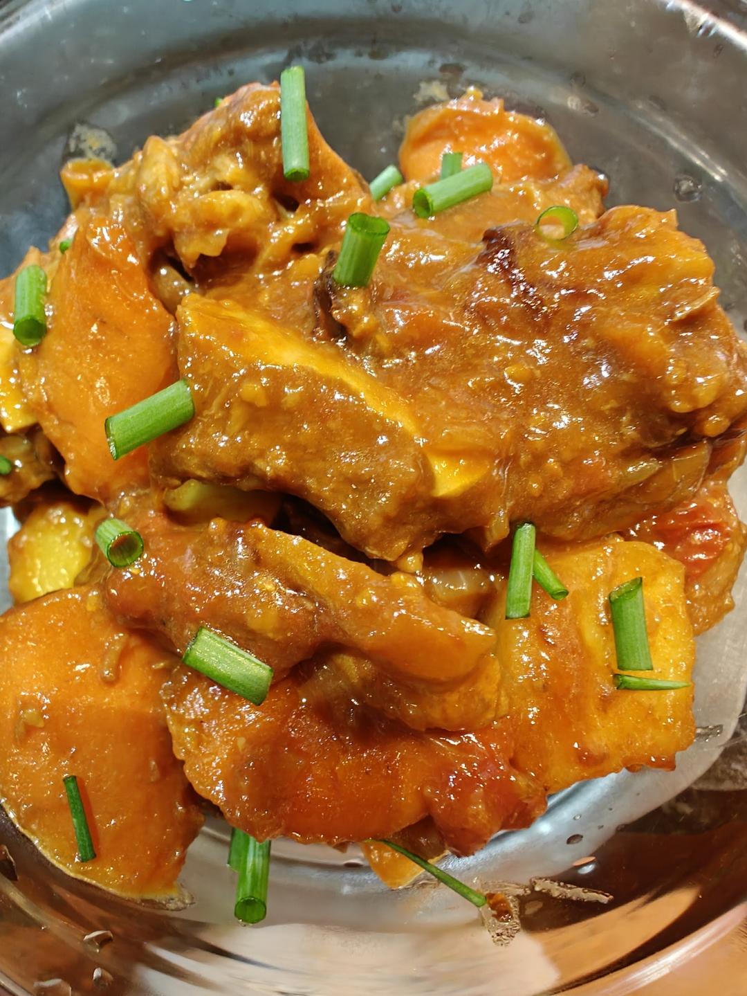 番茄土豆炖牛腩