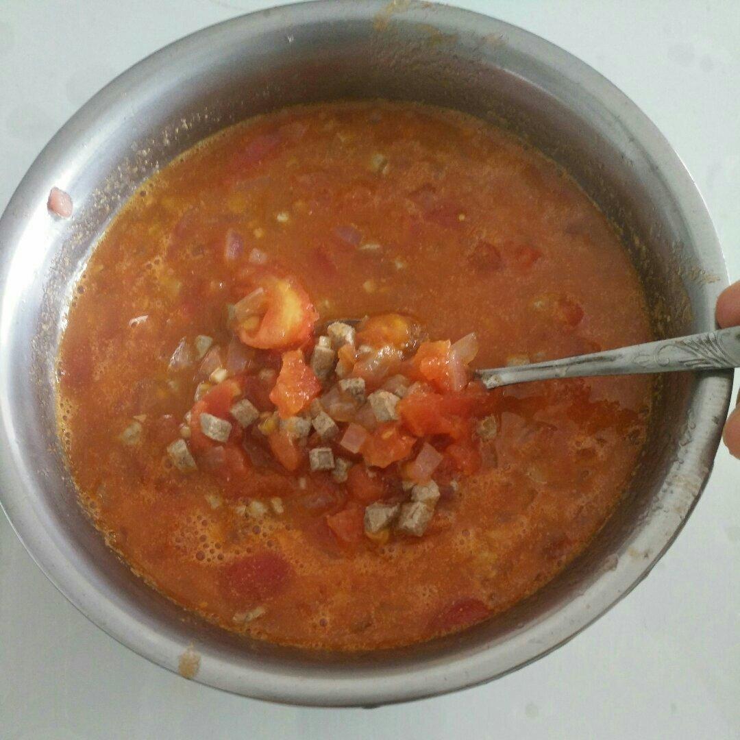 番茄焖猪肝  宝宝健康食谱