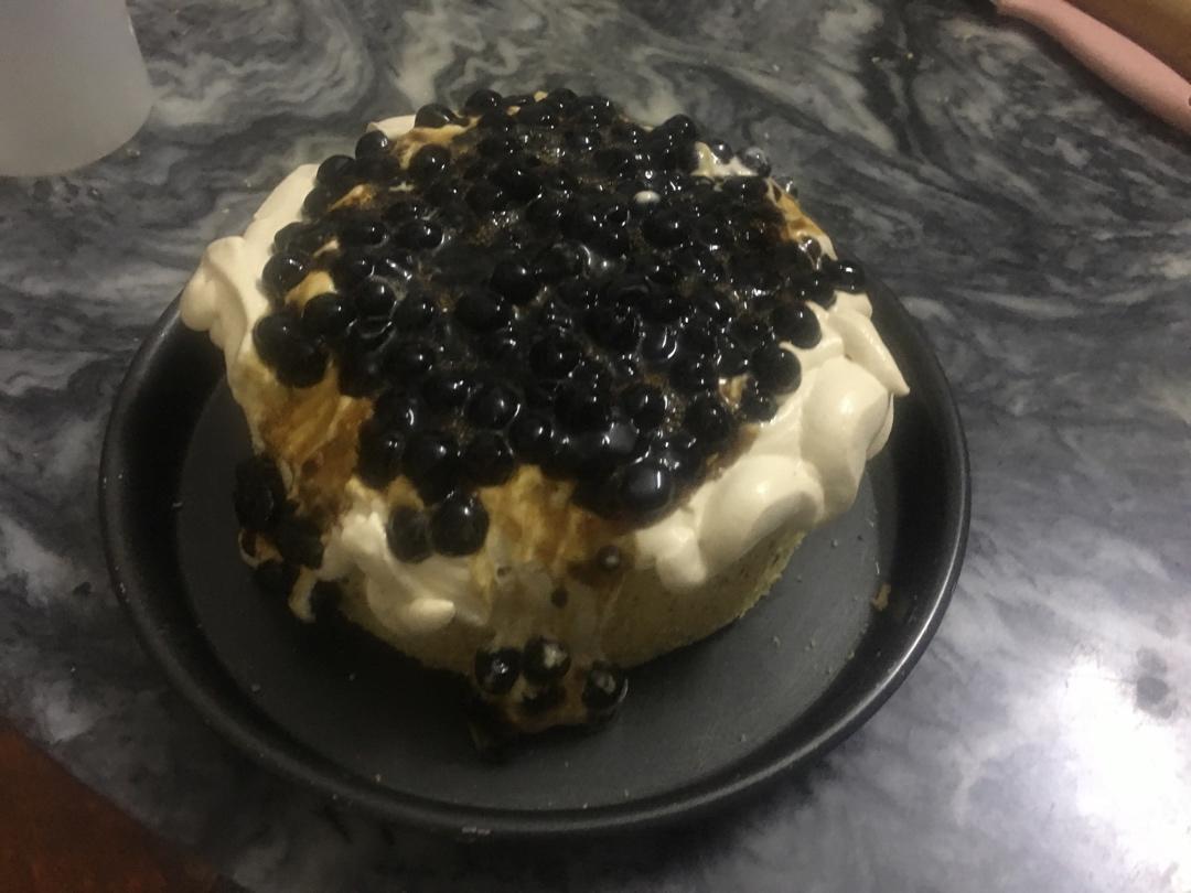 黑糖珍珠爆浆蛋糕