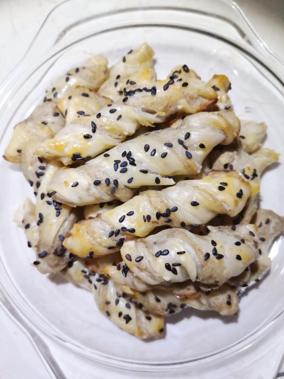 紫薯扭扭酥 | 手抓饼皮版 | 超简单