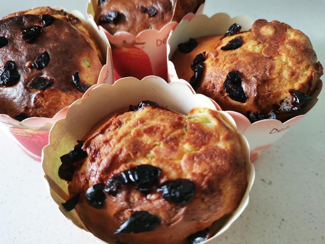 少女心的香蕉蔓越莓玛芬