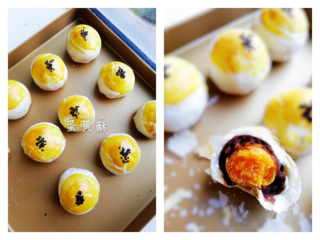 层层酥脆的完美蛋黄酥