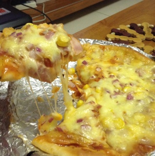 夏威夷pizza（附饼底冷冻法）