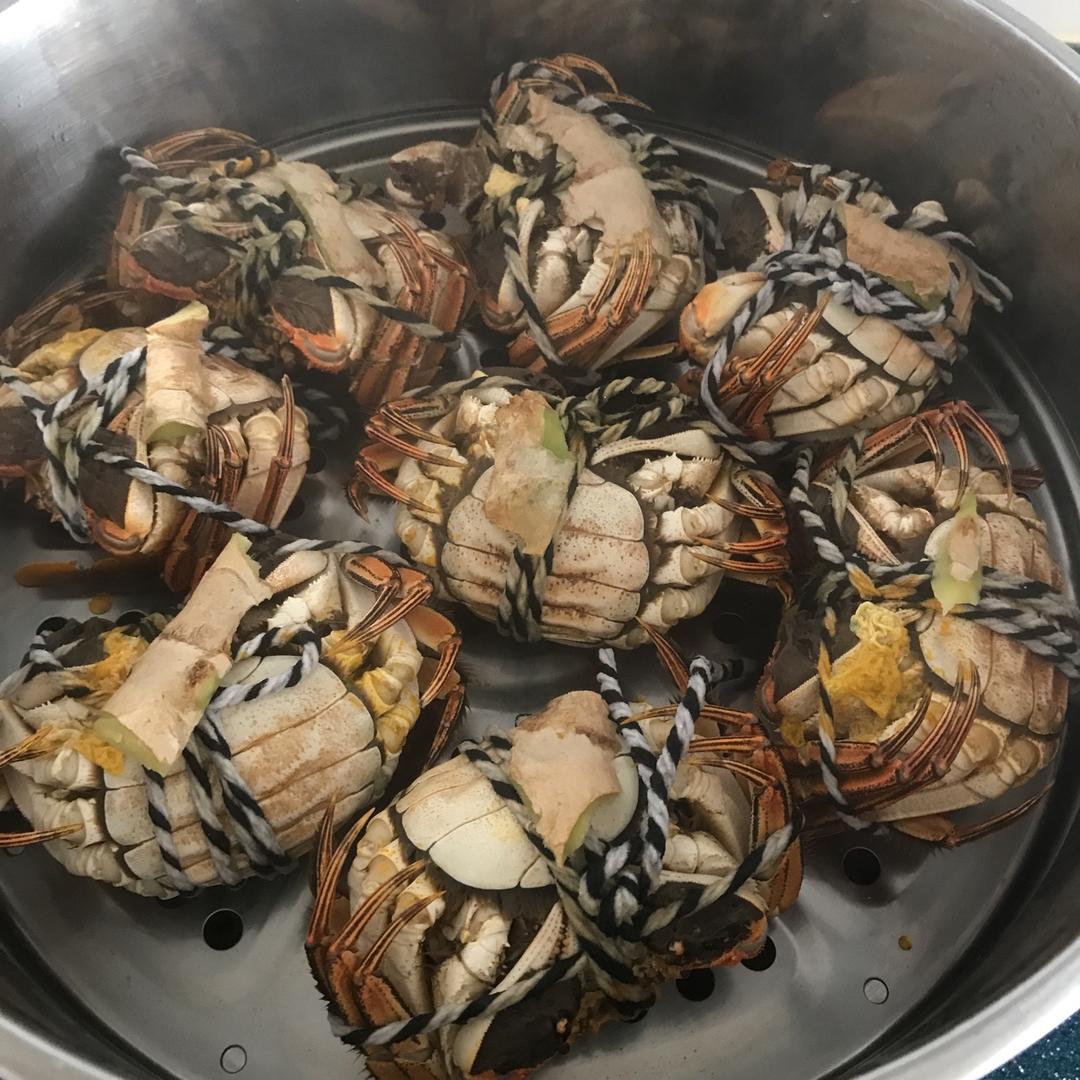 清蒸大闸蟹