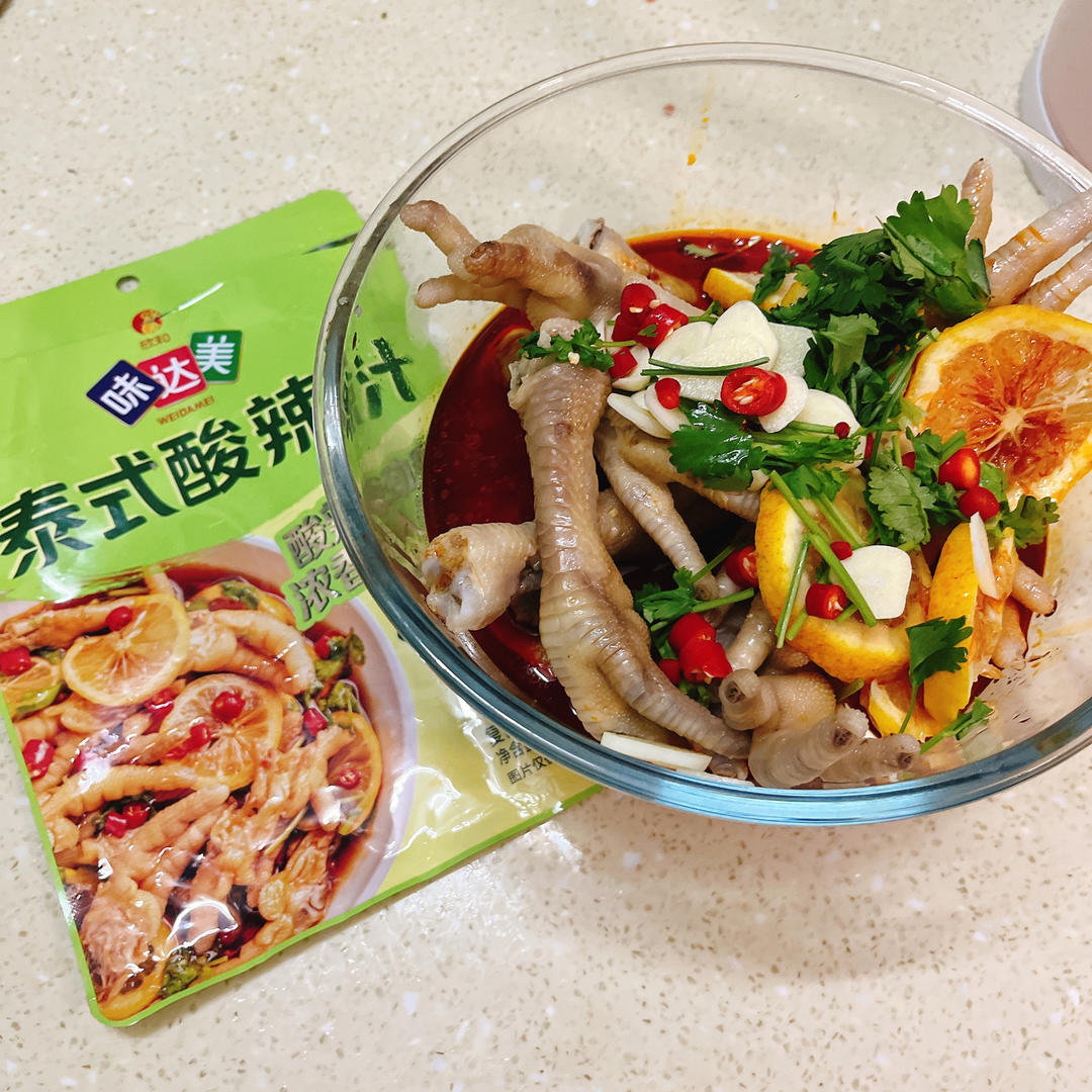好吃到跳脚的酸辣脆爽柠檬凤爪