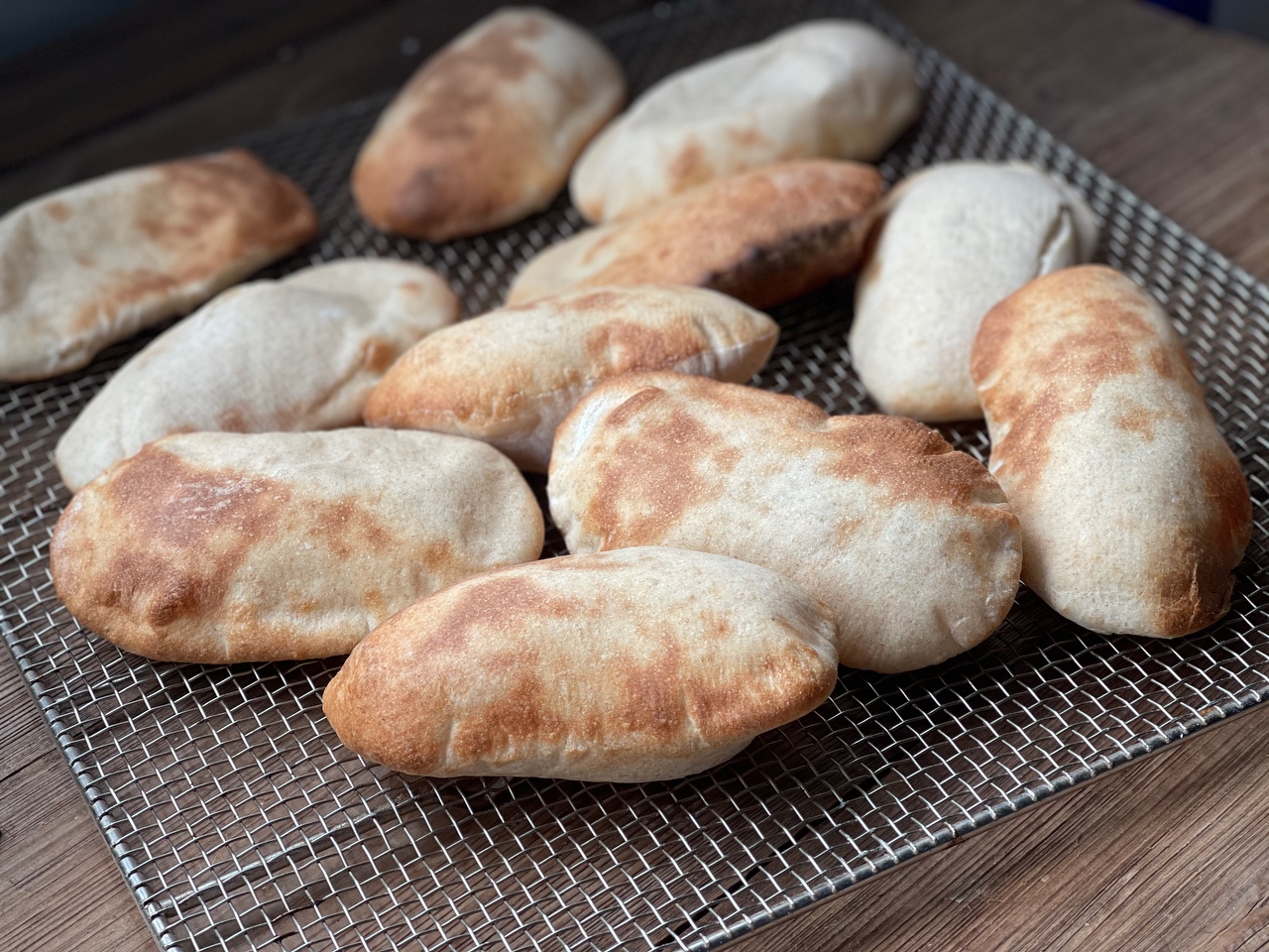 黑麦皮塔饼（Pita bread）
【风炉版｜独家｜保姆级】的做法 步骤12