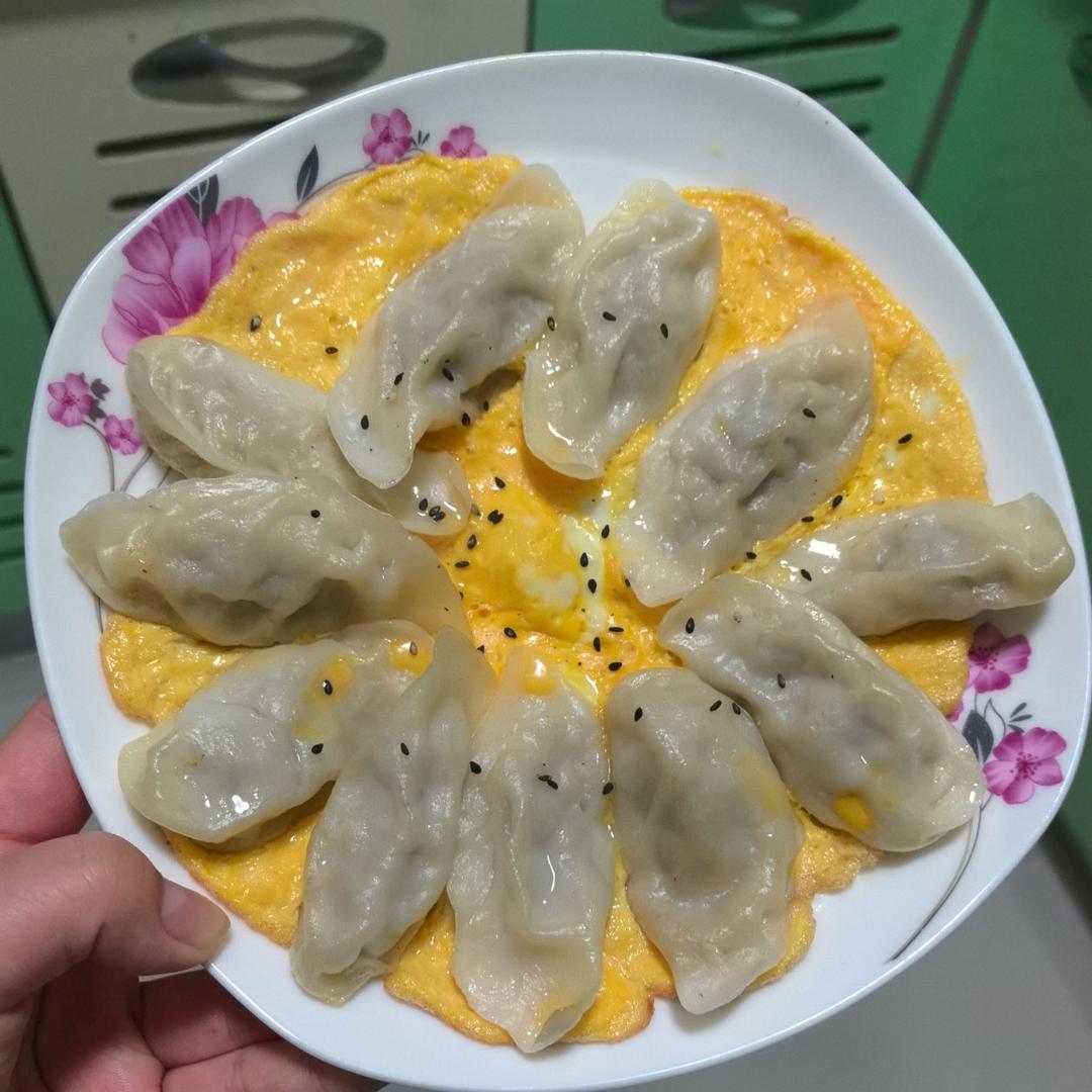 懒人快手抱蛋煎饺