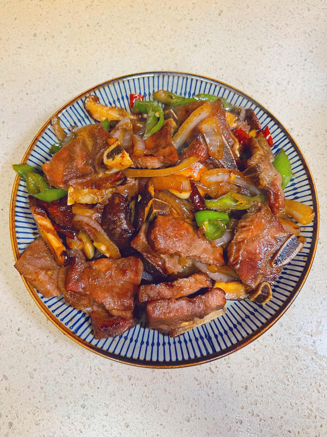 家庭版黑椒牛仔骨