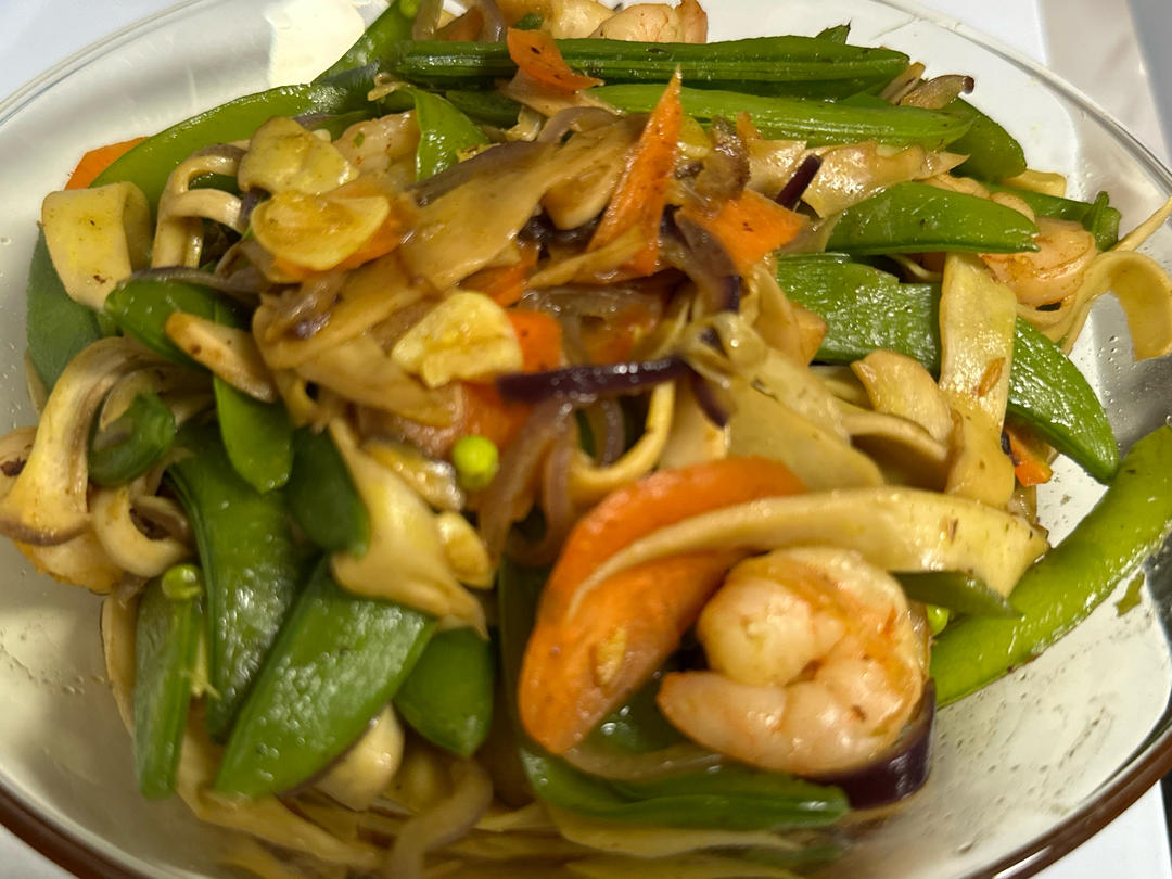 甜豆虾仁