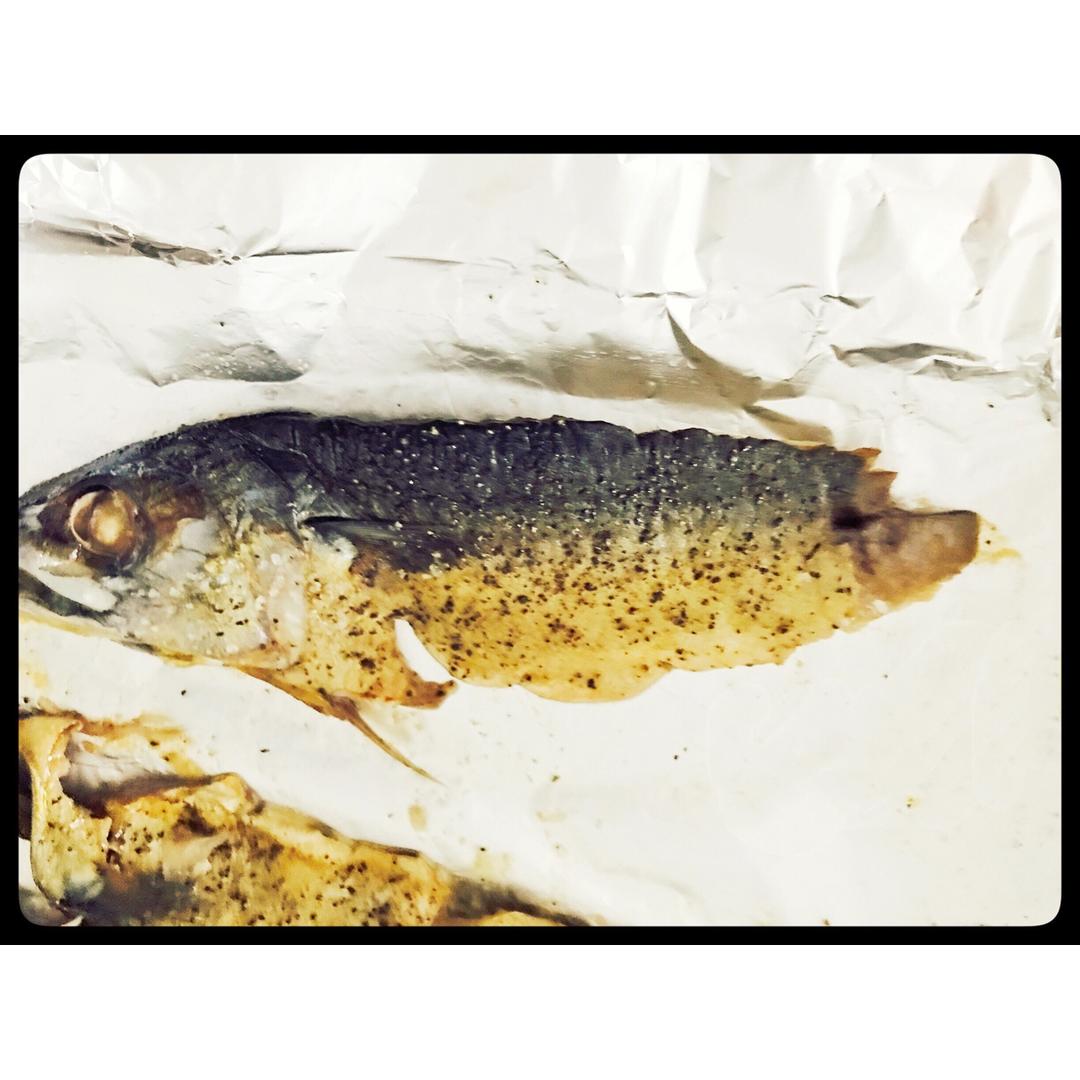 日式盐烤青花鱼