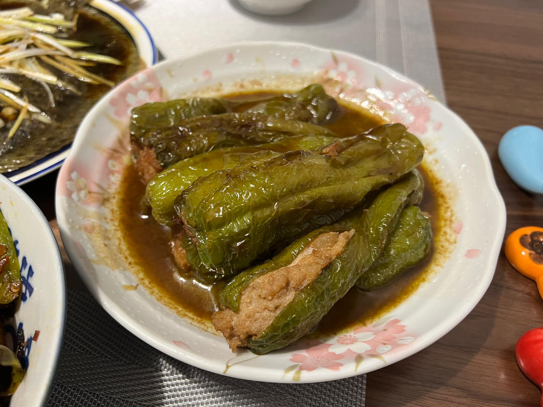 满口留香的青椒酿肉