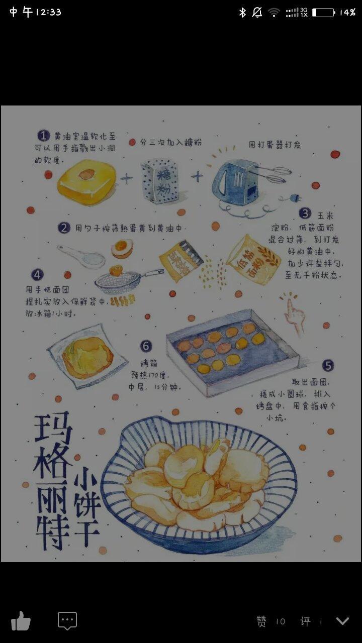 玛格丽特小饼干的做法
