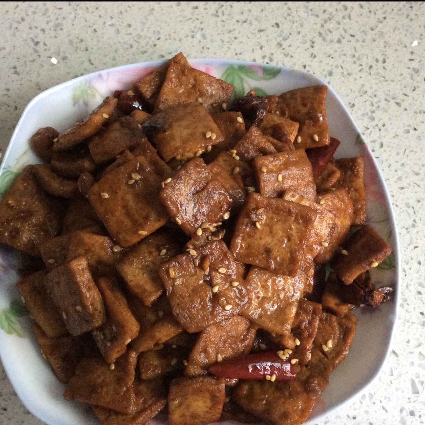 蜜汁豆干