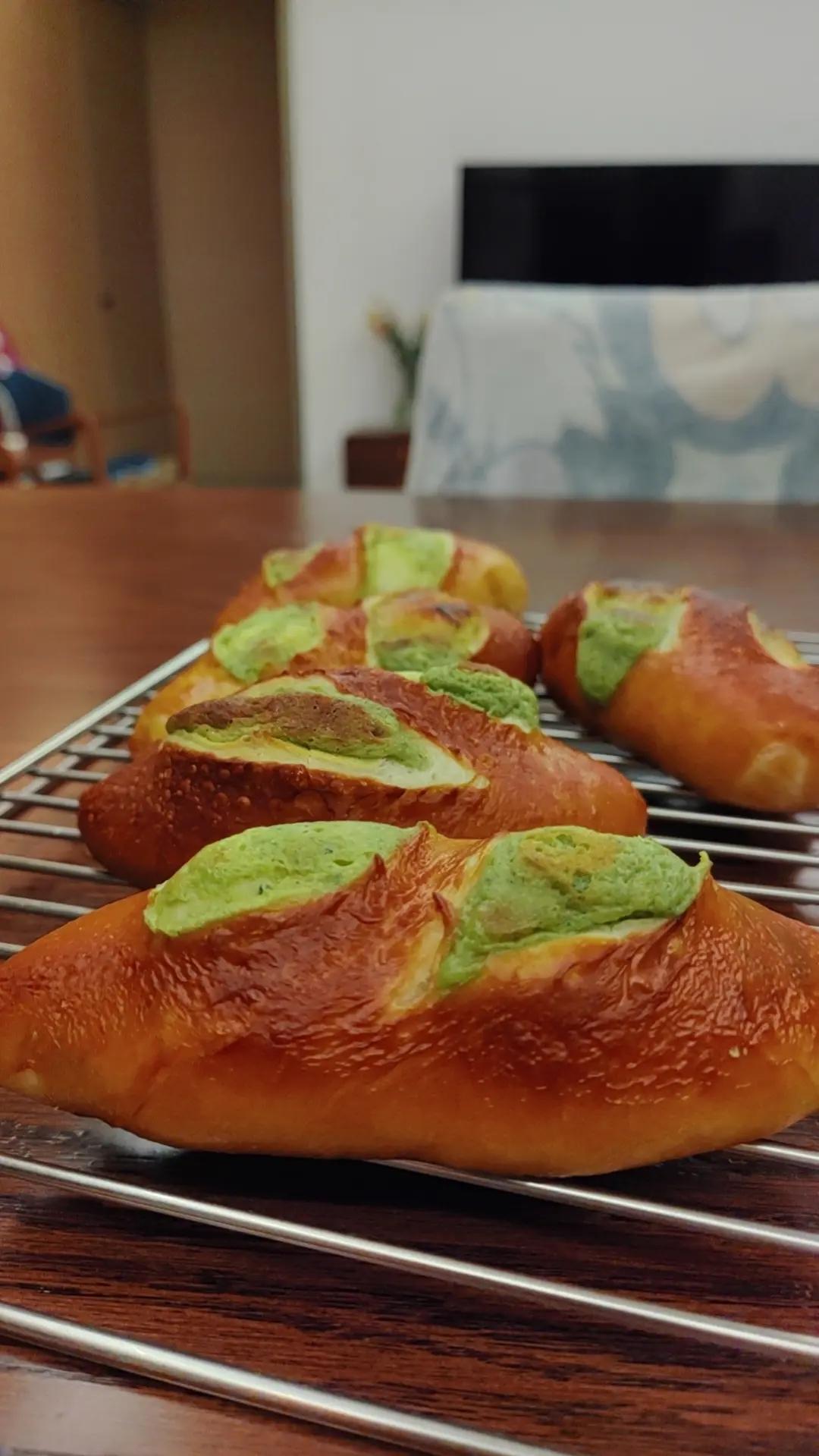 抹茶奶酥碱水包