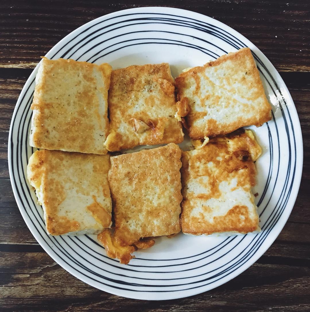 柏林少女做的鸡蛋煎豆腐