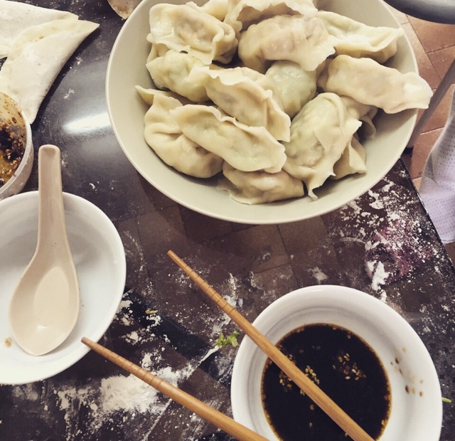 什锦素饺子