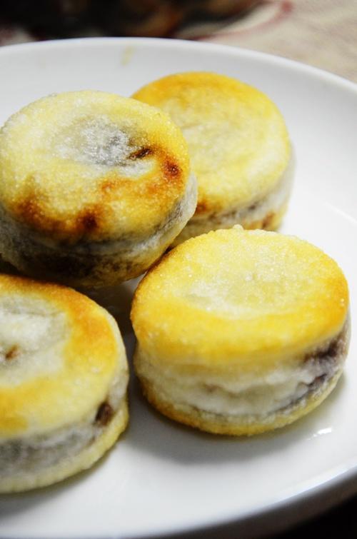 糯米豆沙饼