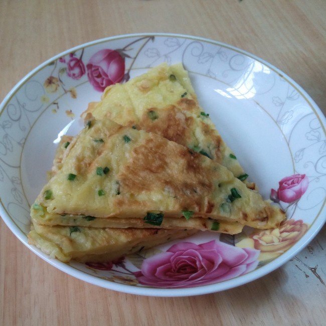 葱花鸡蛋饼