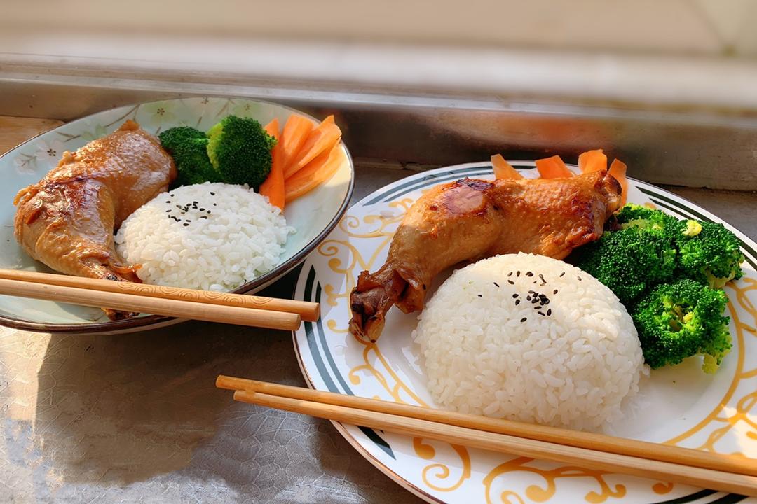 照烧鸡腿饭