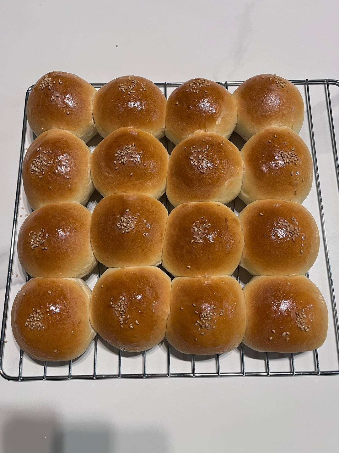 🥛超简单快手，柔软拉丝，一次发酵，牛奶小餐包