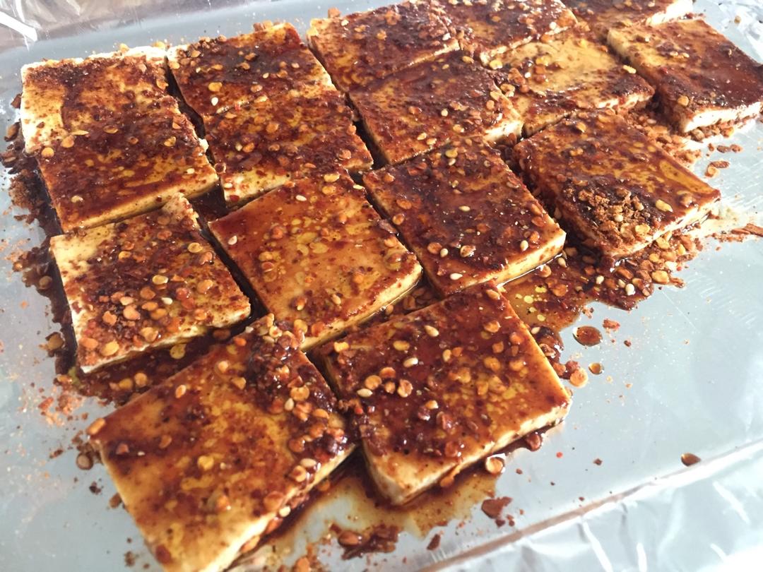 团粑子做的烤豆腐