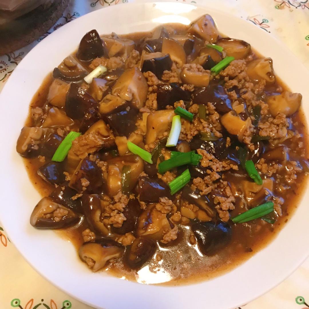 快手烧香菇