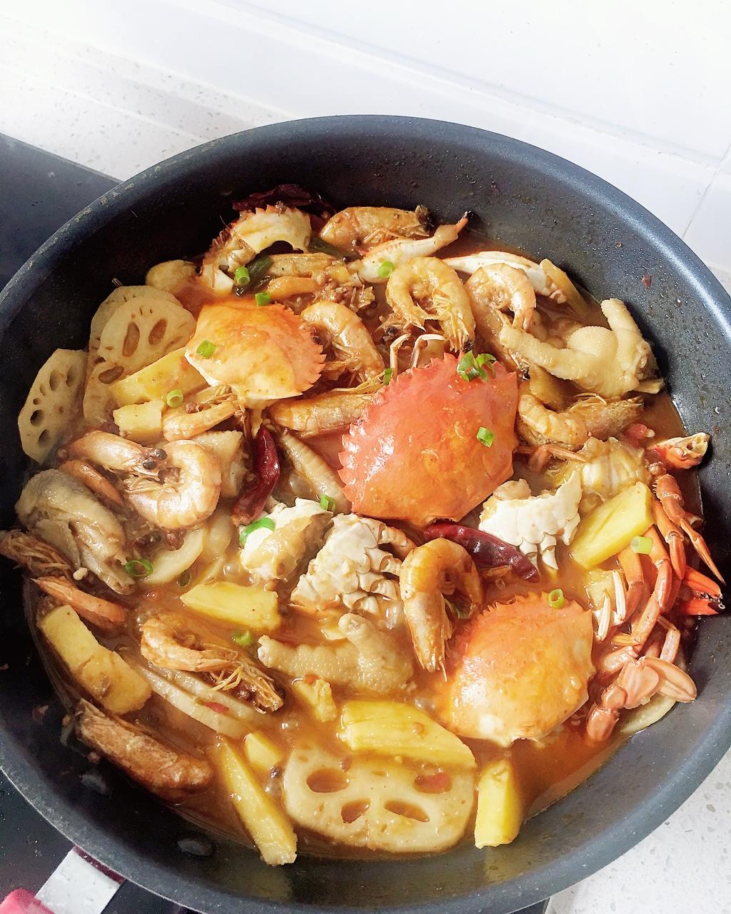 琳小喵喵做的蟹肉煲