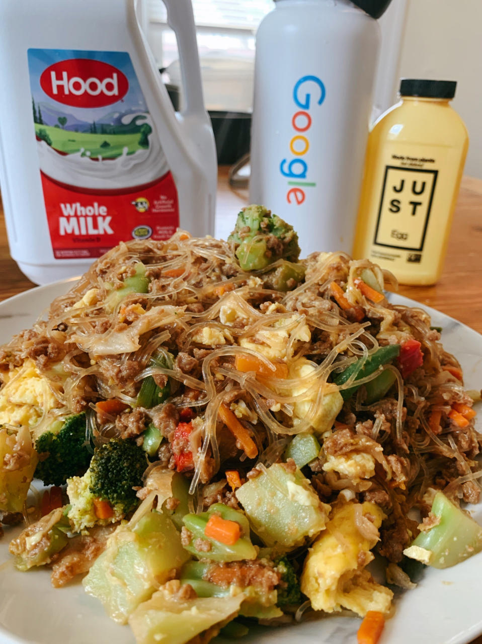 三丝鸡蛋炒粉😋超级懒人食谱，好吃不腻