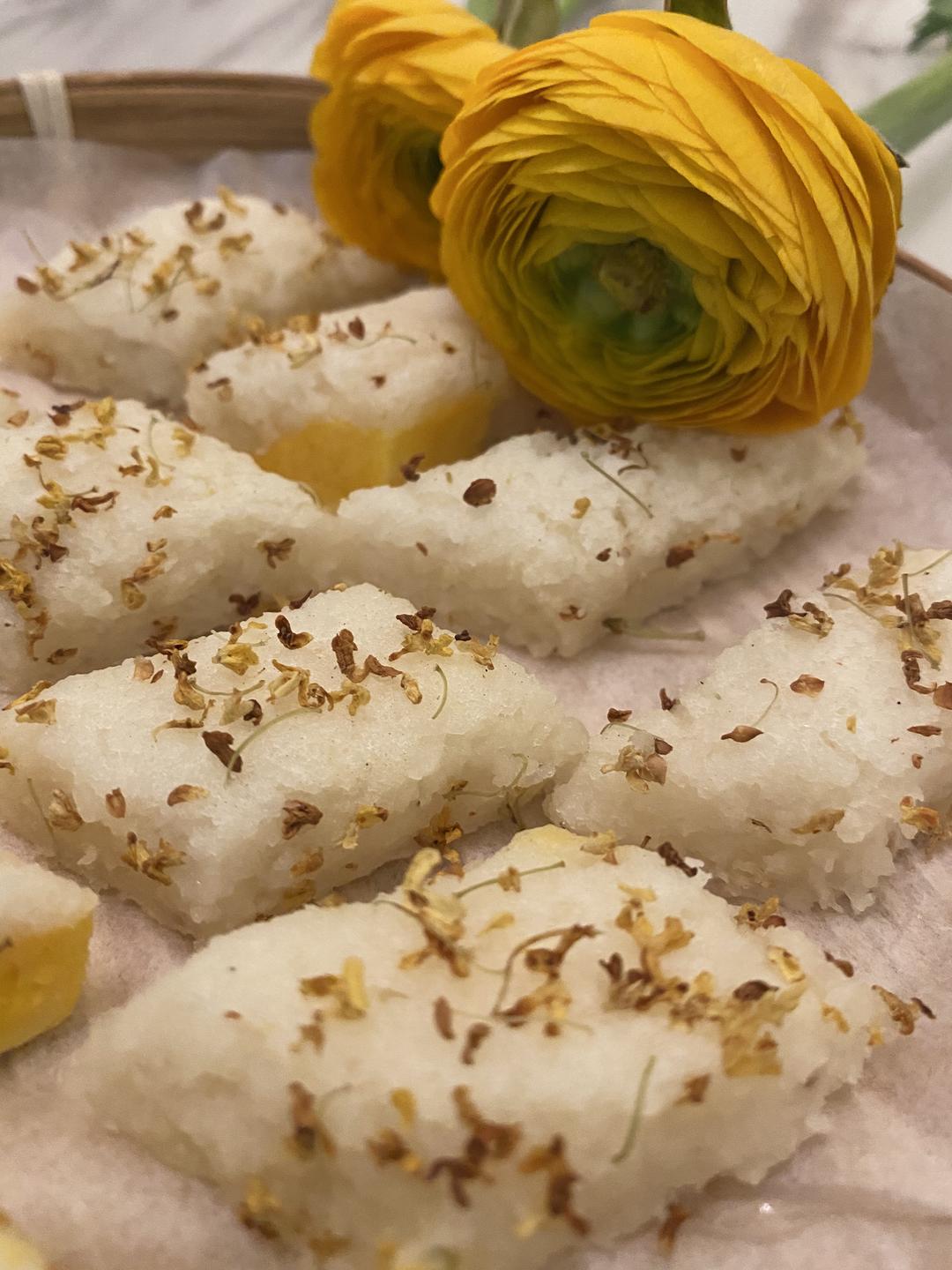 桂花姜薯糕(山药也可以)的做法 步骤8